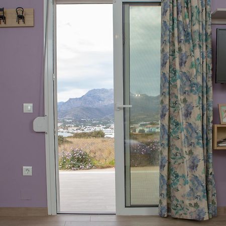 Studio Athena With Panoramic View Of Makrygialos Pilalimata Bagian luar foto