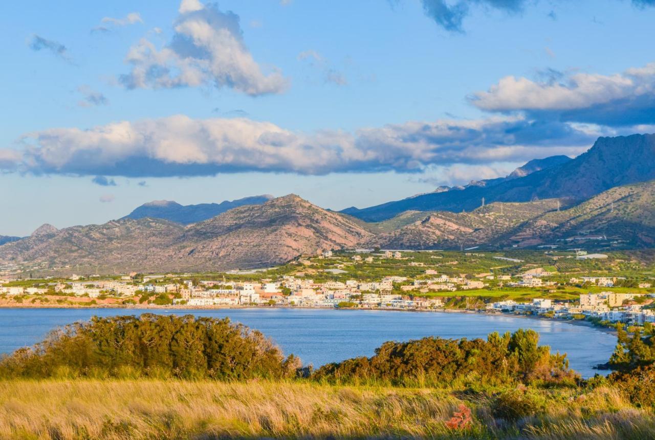Studio Athena With Panoramic View Of Makrygialos Pilalimata Bagian luar foto